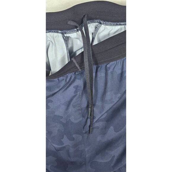 RHONE 7" Mako Tech Shorts Men's Small Camo Blue Unlined, DWR - Picture 11 of 13